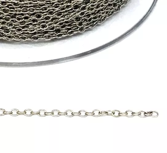 Chaîne en acier maille ovale