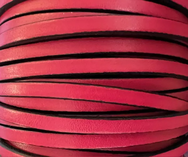 Cuir de veau 5mm-nouvelles couleurs - Fuchsia