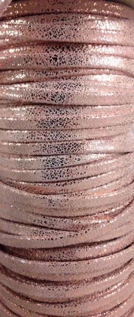 cuir SKIA-New age cousu 5mm - Naturel