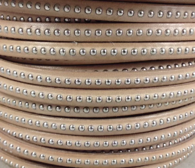 CUIR BILLES 6MM - Sable