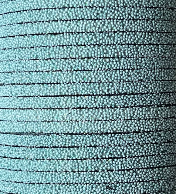 lanière caviar 5mm - Bleu ciel