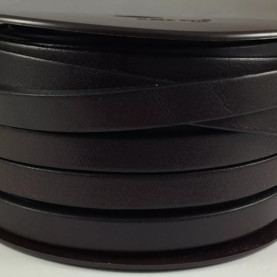 Cuir veau entre tcp10 et regaliz , 3mm d’épaisseur, pour HOMME - Marron foncé