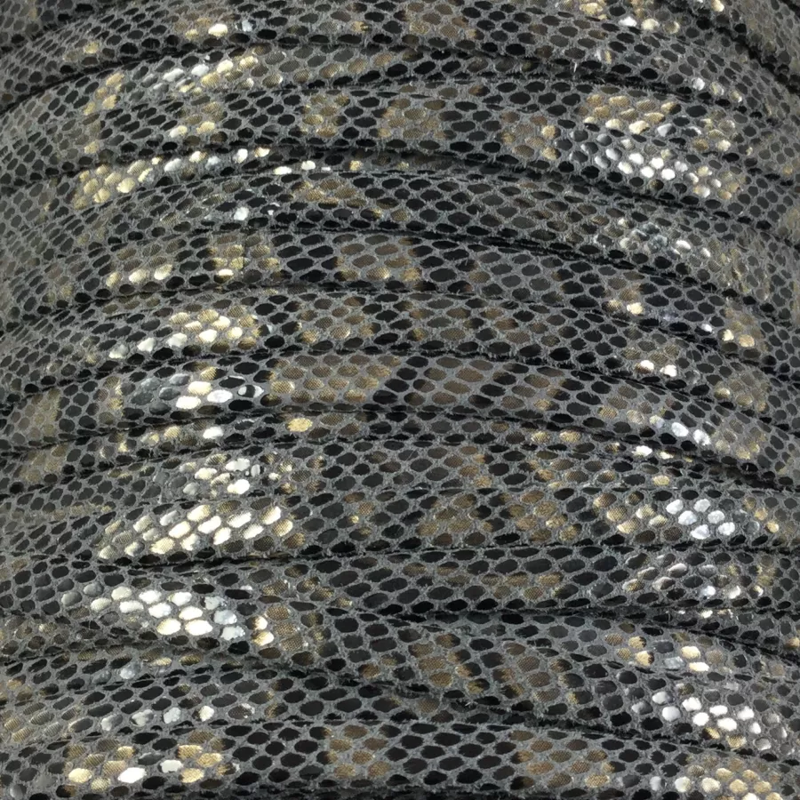 CUIR EXCLUSIVITE iDIL 5MM MOTIF REPTILE - Gris clair
