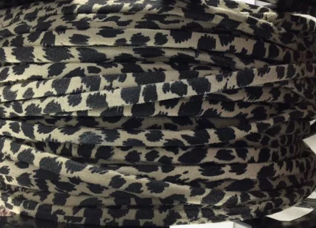 CUIR EXCLUSIVITE iDIL MOTIF PETIT LEOPARD - Beige