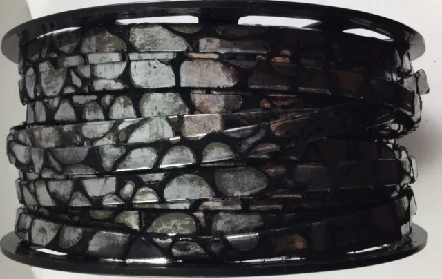 CUIR EXCLUSIVITE iDIL 10mm SEVDA - Argent