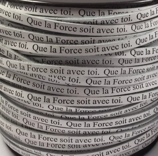 QUE LA FORCE SOIT AVEC TOI - Blanc