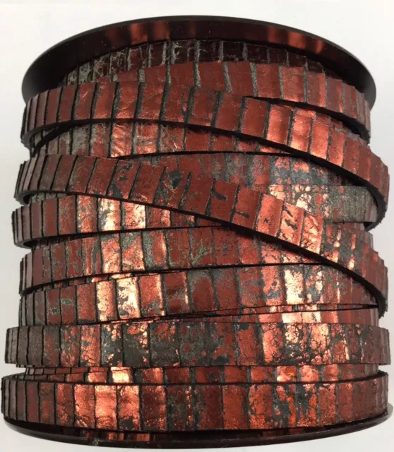 Cuir exclusivité idil 10mm vintage fantaisie pour Homme - Cuivre métallisé