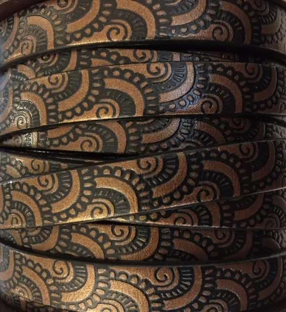 Cuir DE VEAU 10MM BLOMST - Bronze