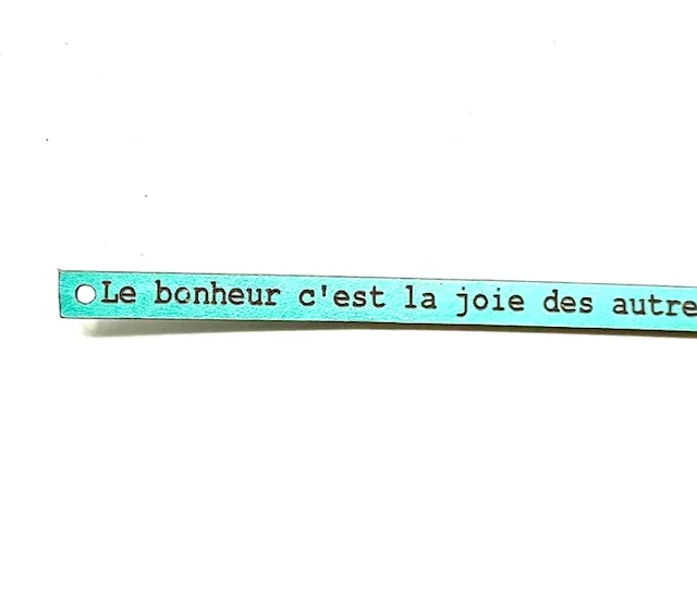 Le Bonheur, c'est la Joie des autres - Vert d'eau