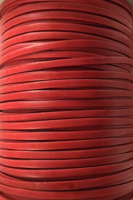 CUIR DE VEAU 5MM ITALIEN - nouvelles couleurs  - Corail