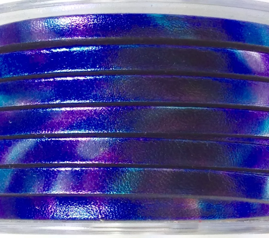 Cuir imprimé irisé 5mm - Violet