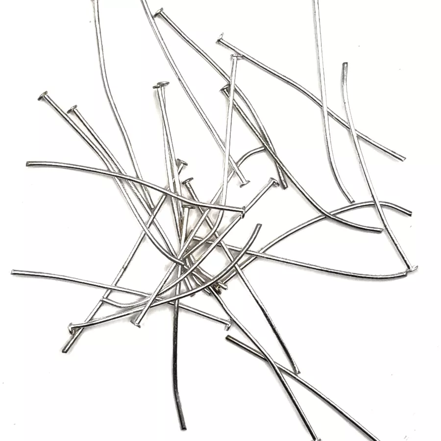 TIGES 4CM LAITON  ARGENT .ARGENT ANTIQUE ou OR EN FRANCE - Argent