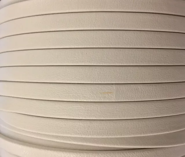 Cuir Chèvre - Plat - 5 mm - Blanc cassé Salinas