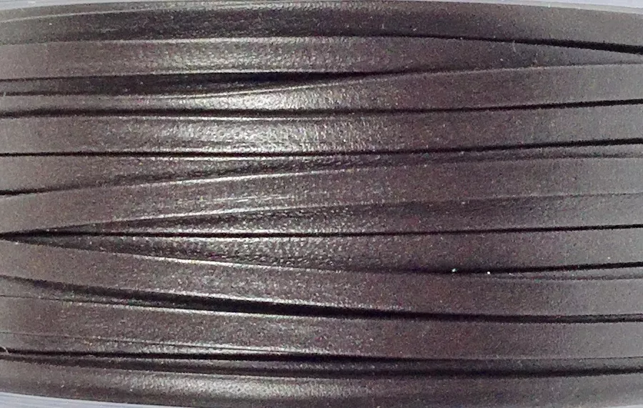 Cuir de chèvre 3mm doublé-NOUVELLES COULEURS - Marron foncé