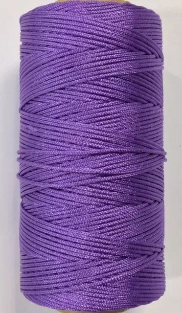 fils polyester pour macramé etc... - Violet clair