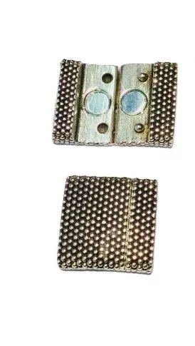 Fermoir aimanté 15mm diamanté - Argent