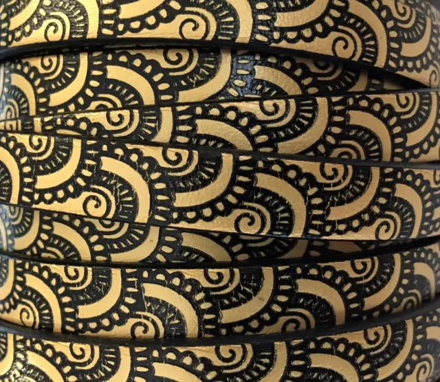 Cuir DE VEAU 10MM BLOMST - Jaune