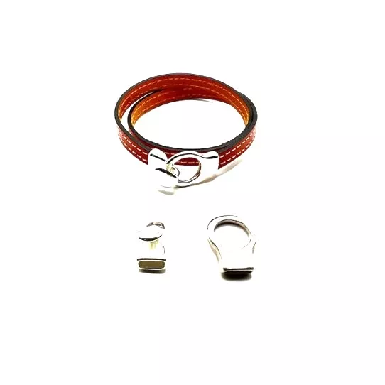 Fermoir boucle pour cuir 10mm - Argent