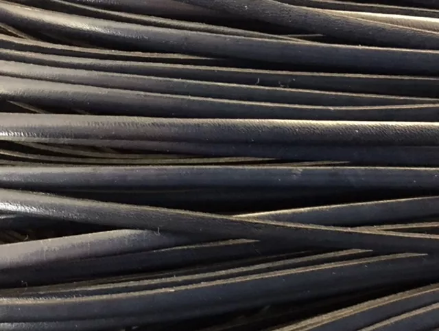 CUIR DE VEAU 5MM ITALIEN - nouvelles couleurs  - Bleu marine