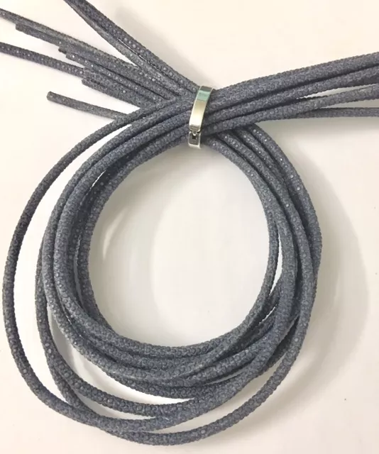 Véritable galuchat 3mm rond-pour la Joaillerie - Bleu marine