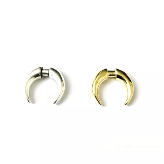 Os ou Lune en pendant 14 mm - Or