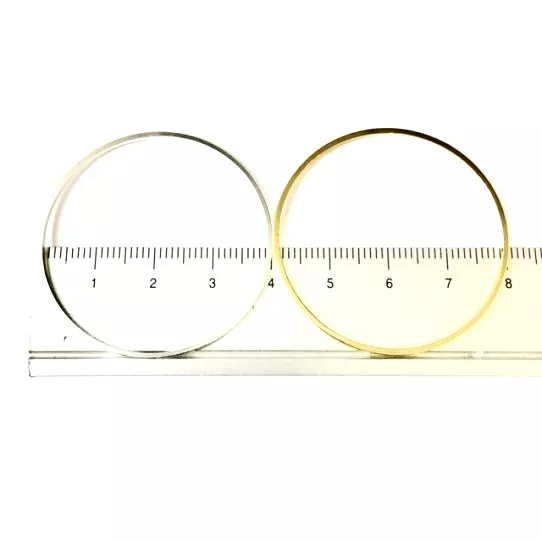 Cercle laiton 40 mm, plaqué en France - Or