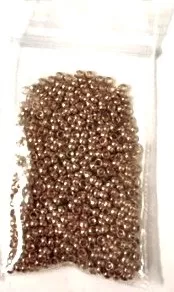 perles à écraser trou 1.5mm-4 couleurs - or rose