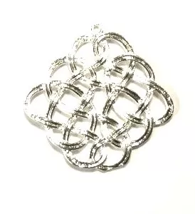 pendant laiton - Argent