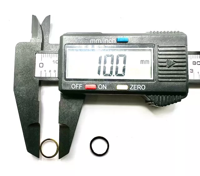 Cercle en laiton de 10 mm, plaqué argent ou or en France - Or