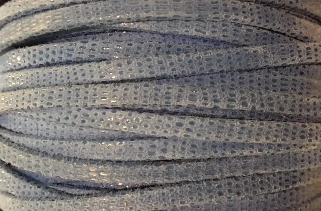 Cuir exclusivité Idil 5mm Mer Egée - Bleu ciel