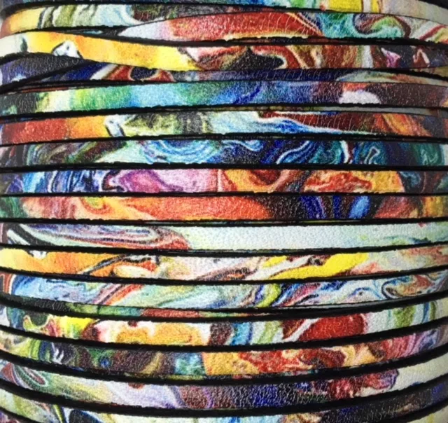 cuir de veau 3mm imprimé, NOUVEAUX MODELES  - Rouge