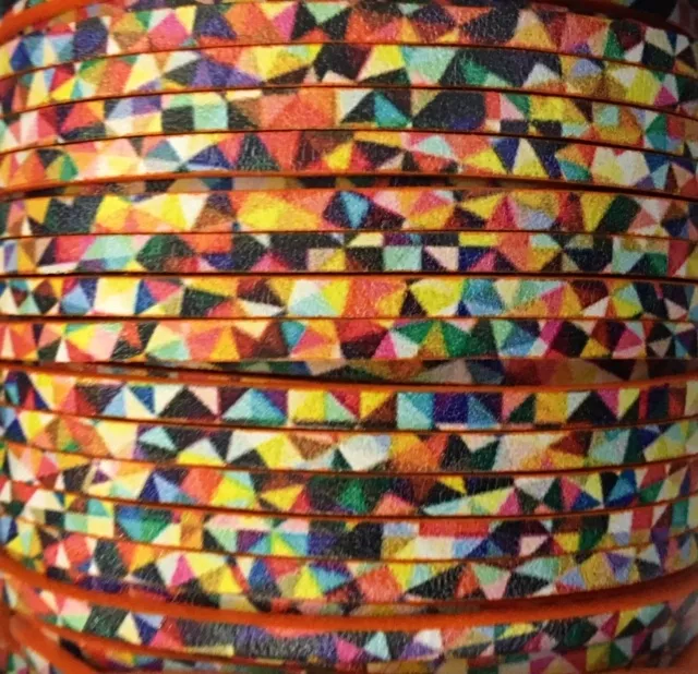 cuir de veau 3mm imprimé, NOUVEAUX MODELES  - Orange