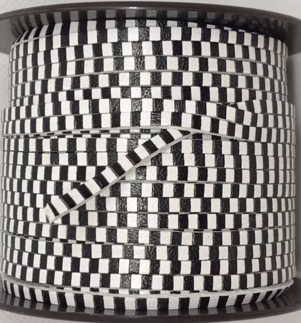 cuir de veau 3mm avec rayure - Blanc