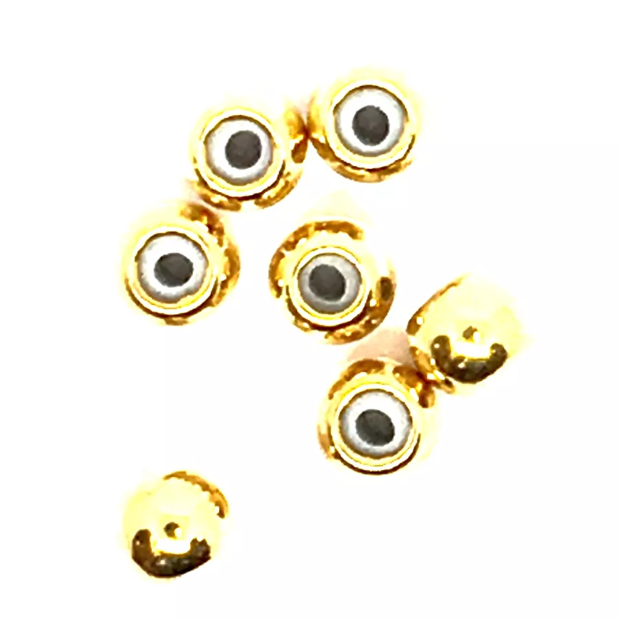 Fermoir coulissant avec silicon  - Or