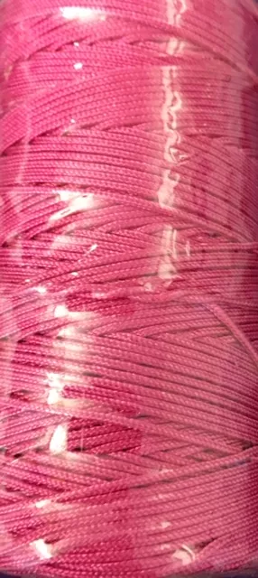 fils polyester pour macramé etc... - Rose fuchsia
