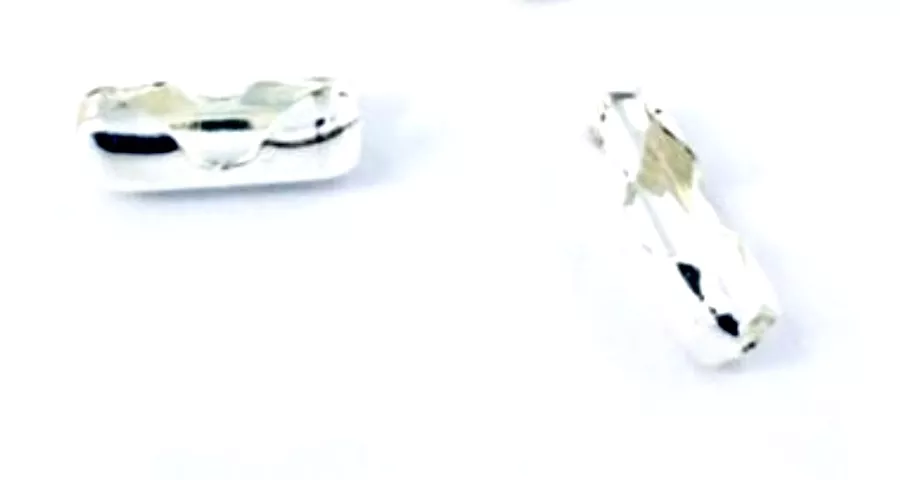 embout ou fermoir pour chaîne bille ou boule  - Argent