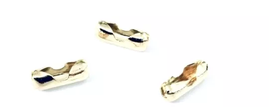 embout ou fermoir pour chaîne bille ou boule  - Or