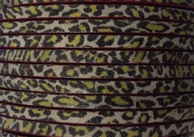 cuir de veau 3mm imprimé, NOUVEAUX MODELES  - leopard