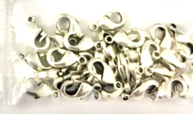 Tout petit mousqueton 8.10 x 4.55 mm - Argent antique