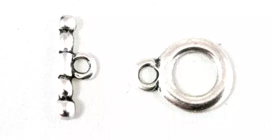 FERMOIR T dodue - Argent antique