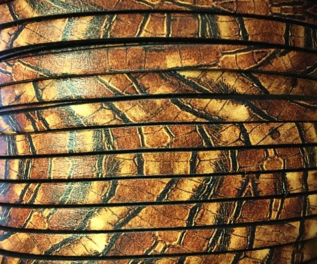 Imprimé veau 5mm - Marron moyen