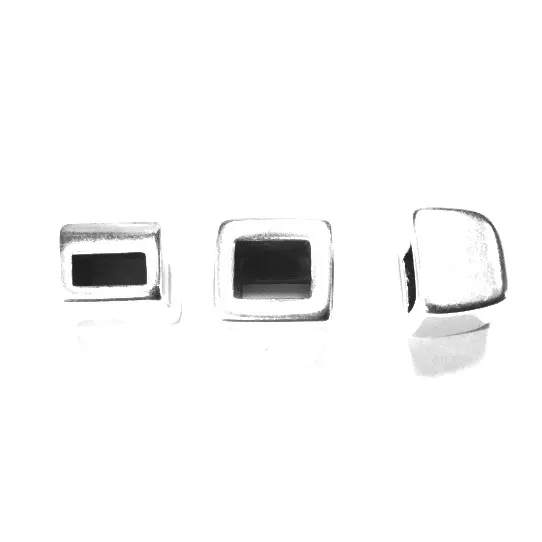 embout de finition 5mm argent antique - Argent