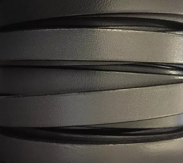 Cuir de Veau 10mm - Gris foncé