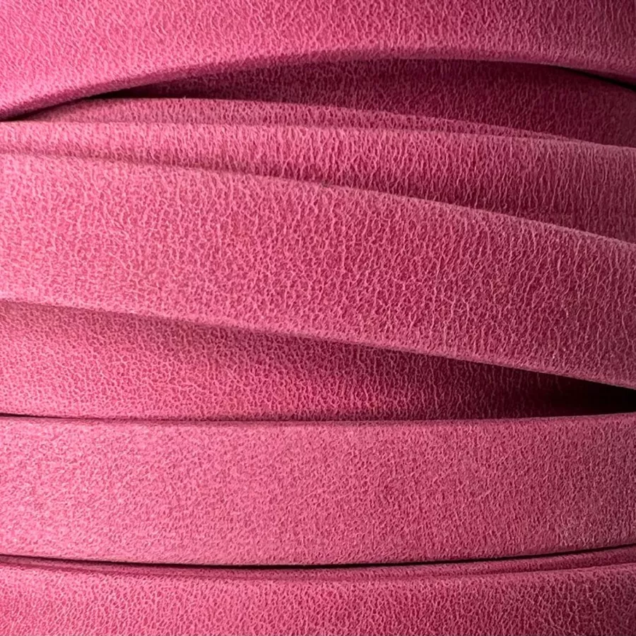 Cuir Chèvre - Plat - 10 mm - Fuchsia arizona