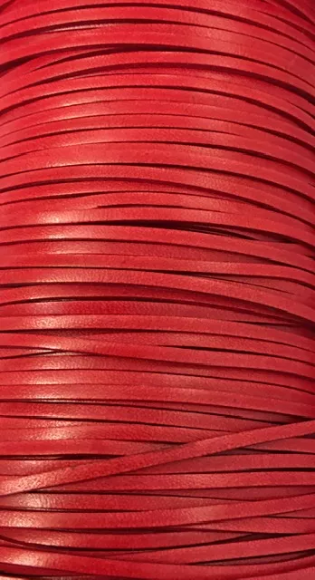 Cuir de veau 2mm plat-nouvelles couleurs - Rouge