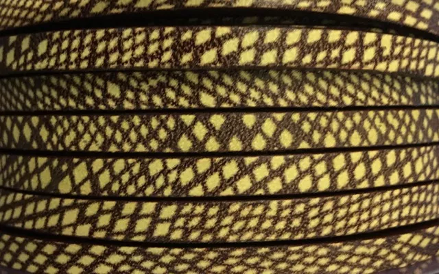 Cuir de veau imprimé; nouveaux modèles - Kaki