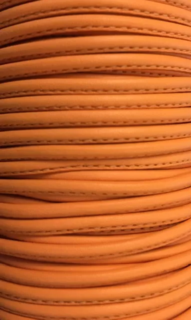 Cuir de chèvre cousu 2.70mm,NOUVELLES COULEURS,29 couleurs - abricot