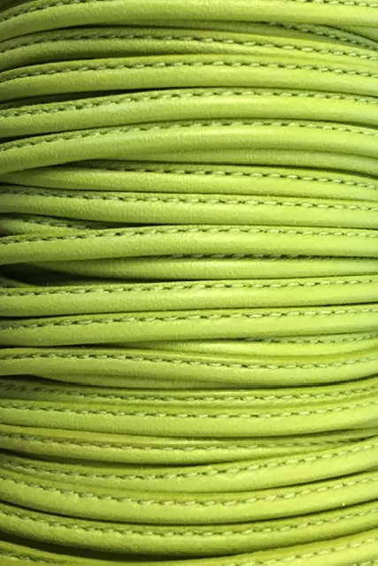 Cuir de chèvre cousu 2.70mm,NOUVELLES COULEURS,29 couleurs - Vert pistache
