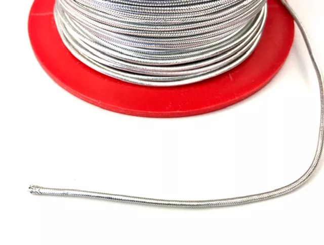 Fils élastiques métallisés - Argent