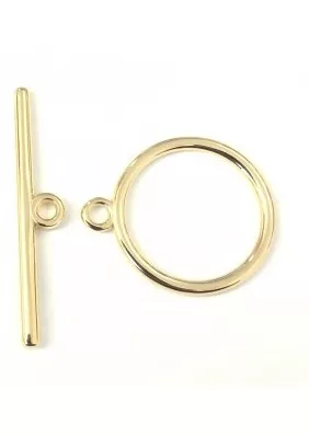 Fermoir T 29mm plaqués 10mic. argent vif OU doré 1 mic. en FRANCE - Or